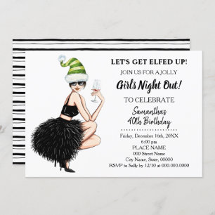 Convites Noite de Natal fora Vamos Ficar Enterrados Anivers