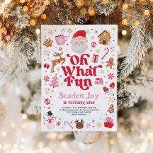 Noite de Natal Oh Que Festa de aniversário Diverti