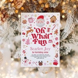 Convites Noite de Natal Oh Que Festa de aniversário Diverti