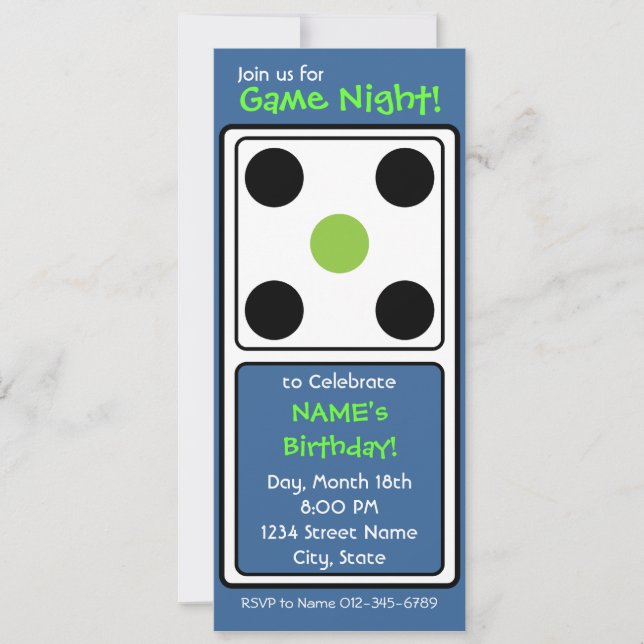 Convites Noite do Jogo! (Frente)