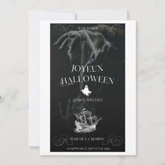 Convites 🎃 Noite Especial de Halloween no Bar de la Marine