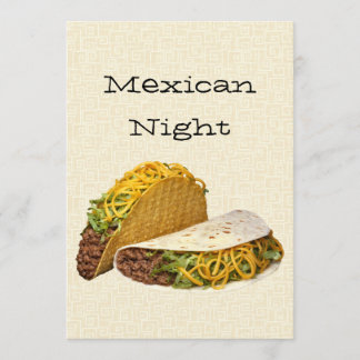 Convites Noite mexicana