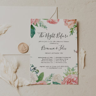 Convites Noite Tropical Intravenosa Antes Do Janto De Ensai