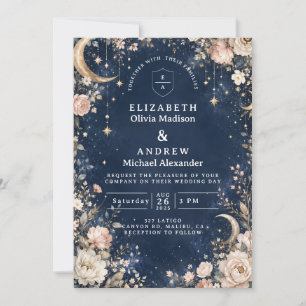 Convites Noites Estreladas Celestiais Casamento