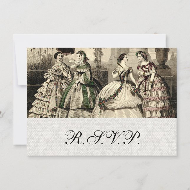 Convites Noiva Antiga Casamento Vintage (Frente)