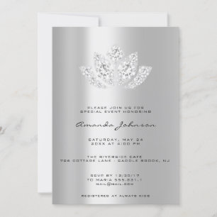 Convites Noiva Casamento Lotus Mandala Cristal