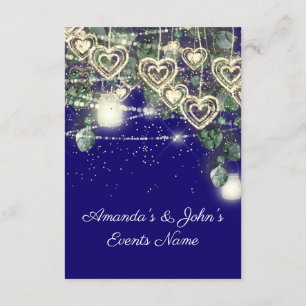 Convites Noiva Casamento Rústico Madeira Dourado Azul Real