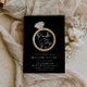 Convites Noiva de Chá de panela Dourado e negro (Criador carregado)