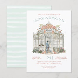 Convites Noiva de Estufa & Groom Venue Watercolor