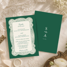 Noiva de Renda Vintage Esmeralda Verde Old Money