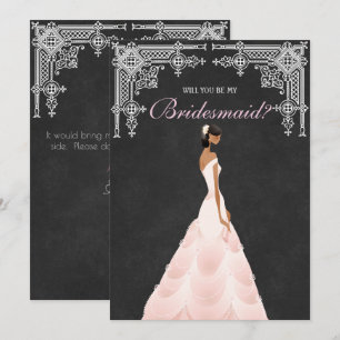 Convites Noiva Elegante Você Será Minha Porta-Voz