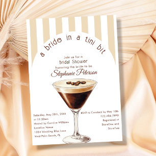 Convites Noiva em um Espresso Martini com Um Pouquinho de B