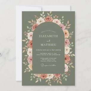 Convites Noiva Floral Arch Flourish Casamento