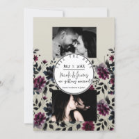 Noiva Floral Azul Meia-Noite Borgonha Amêndoa