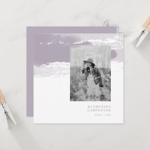 Convites Noiva Lavanda Foto Quadrada Chá de Noiva