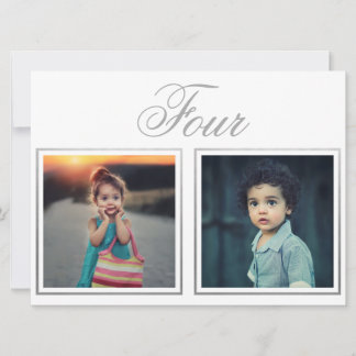 Convites Noiva Noivo Idade Elegante Chique Prata Número da 