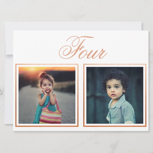 Convites Noiva Noivo Idade Número da Mesa Dourado Rosa Eleg (Frente)