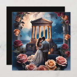 Convites Noiva & Noivo Lindos em Pé ao Lado do Mar