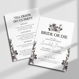 Convites Noiva ou Morrer até a Morte fazer uma Bachelorette