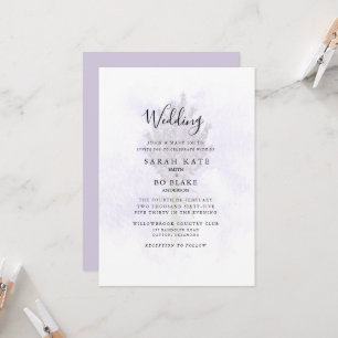 Convites Noiva Pais de Lavanda Floral Splash Casamento