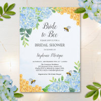 Noiva para Bee Honeycomb Hydrangea Chá de panela