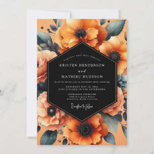 Convites Noiva Pintada Marigold Noir
