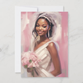 Convites Noiva Romântica de Casamento