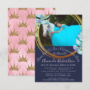 Convites Noiva Rosa Doce 16 Foto Quinceañera Sereia