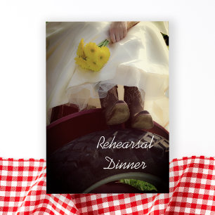 Convites Noiva sobre o Janto de ensaio de casamento da Faze