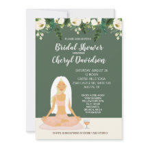 Noiva Yoga Chuveiro de Noiva Folhagens e Rosas