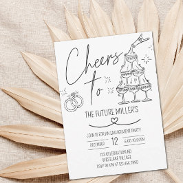 Convites Noivado, Brindes, Moderno, casamento