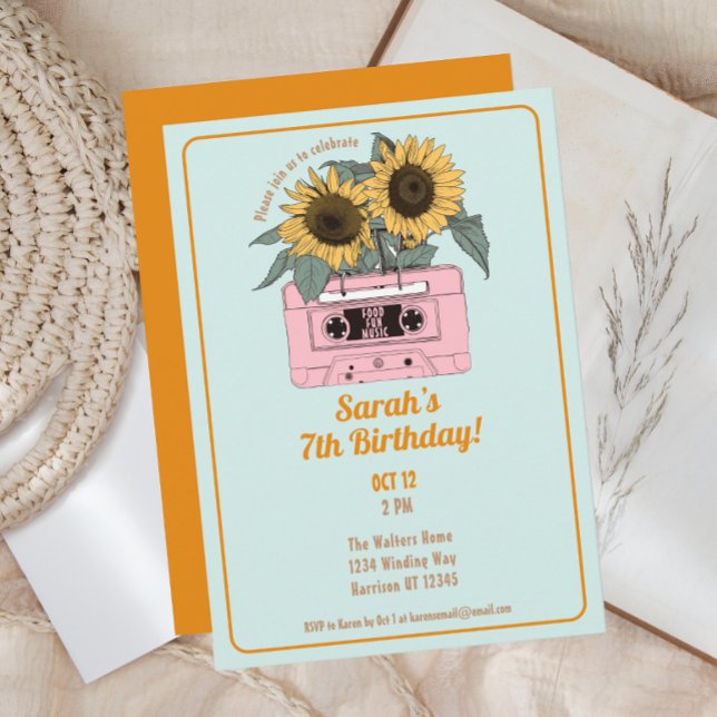 Convites Noivado das Raparigas Musicais dos anos 80 (Criador carregado)