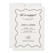 Noivado de Casamento Marfim e Preto