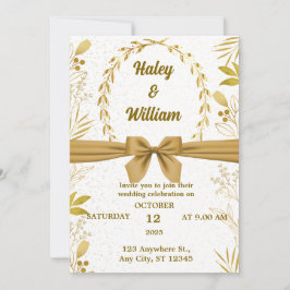 Convites Noivado de Casamento Simples Floral de Elagant Dou