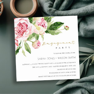 CONVITES NOIVADO DE COR DE ÁGUA DO PINCO FLORAL PINCO MOLH