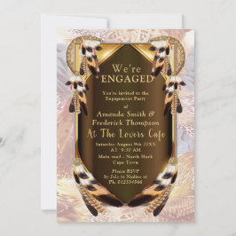 Convites Noivado de Dream Catcher