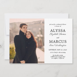 Convites Noivado de Janto de ensaio de casamento Clássico d