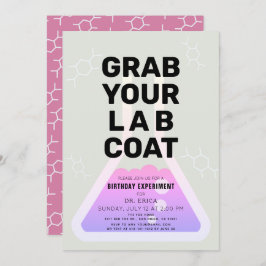 Convites Noivado de Neon Pink Girl Flask Neon