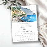 Convites Noivado de Paisagem de Aquarela, Itália Costeira d<br><div class="desc">Amalfi Coast Italy Watercolor Landscape Theme Collection.- É um elegante script watercolor Illustration of Coastal Mountain Amalfi Coast Paisagem perfeita para o seu casamento e festas de destino italiano. É muito fácil personalizar, com seus detalhes pessoais. Se você precisar de outro produto ou personalização correspondente, por gentileza, envie uma mensagem...</div>