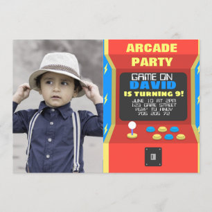 Convites Noivado do Boy Arcade com Foto