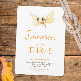 Convites Noivado do Rapaz Amarelo-Laranja-Bonito