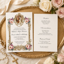 Noivado Maria José Casamento Católico Floral