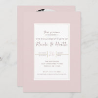 Noivado Mínimo Dourado e Rosa Ostra