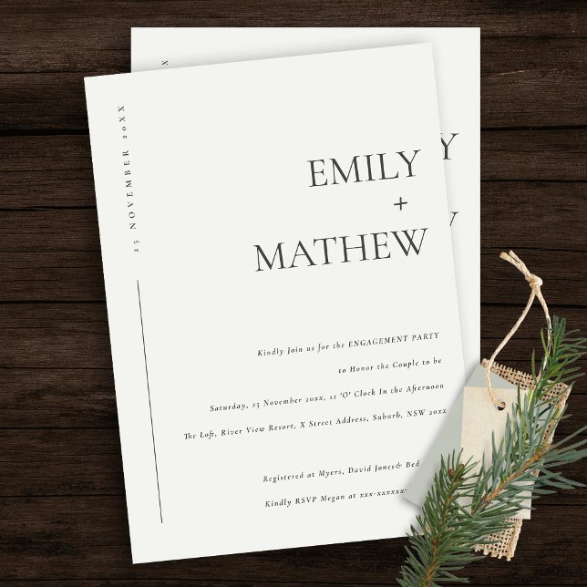 CONVITES NOIVADO MODERNO PRETO E BRANCO MODERNO (Criador carregado)