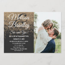 Noivado Preto Glitter Dourado