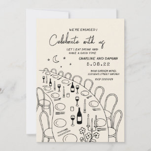 Convites Noivado retrorreflector de pintura manual