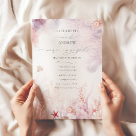 Convites Noivado submarino náutico Elegante