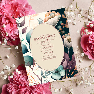 Convites Noivado Terracotta Vintage Sessenta