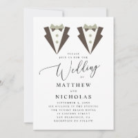 Noivos. Sr e Sr terno. Orgulho lgbt. Casamento gay
