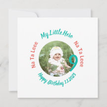 Nome de aniversário personalizado com foto